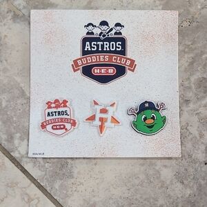 Astros Buddies Club Kids Sticker Set - Multicolor